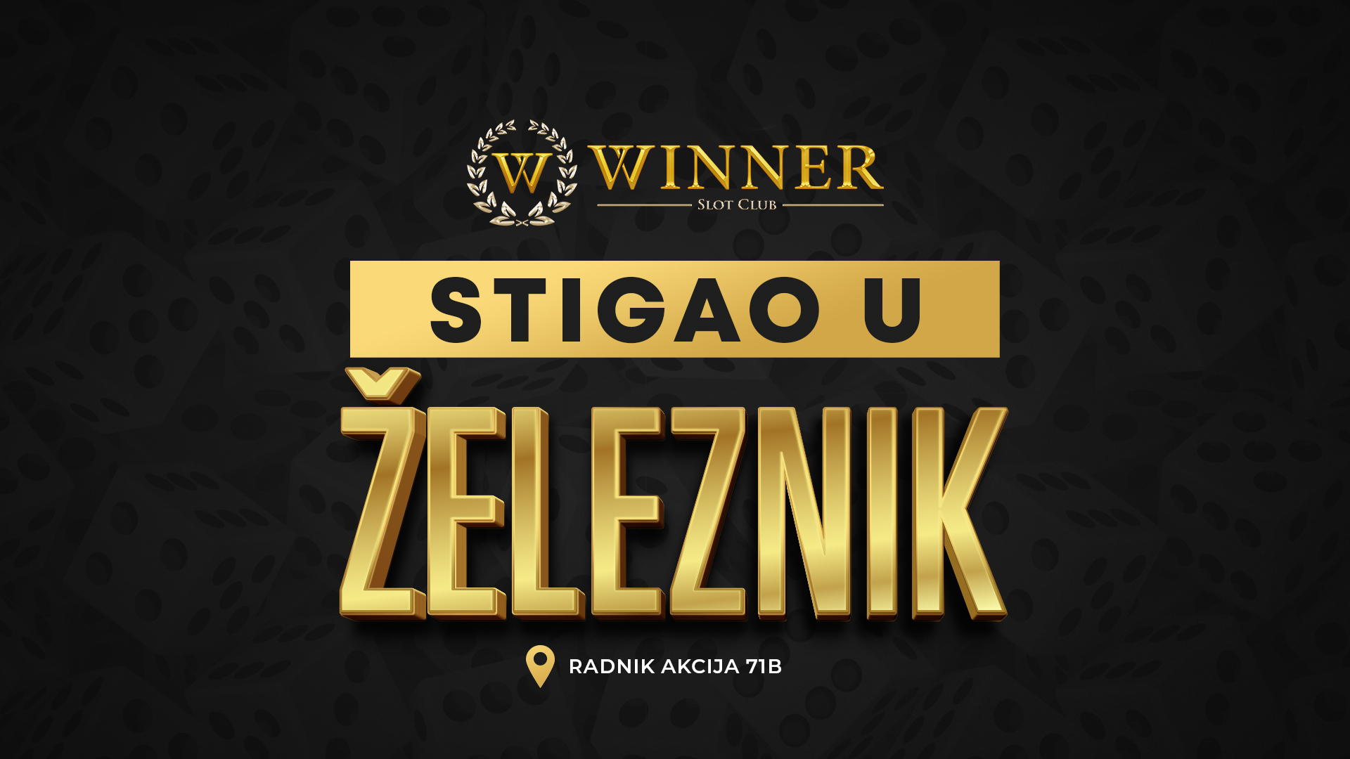 WINNER Slot Club - Stigao u Železnik